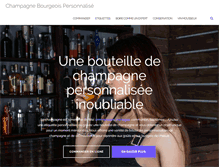 Tablet Screenshot of champagne-bourgeois.com